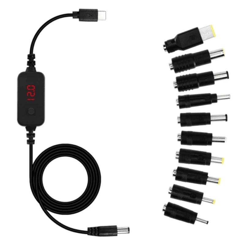 PD toDC   ̺ USB C - ڵ 5V, 9V, 12V, 15V, 20V    (10  ) P0RC